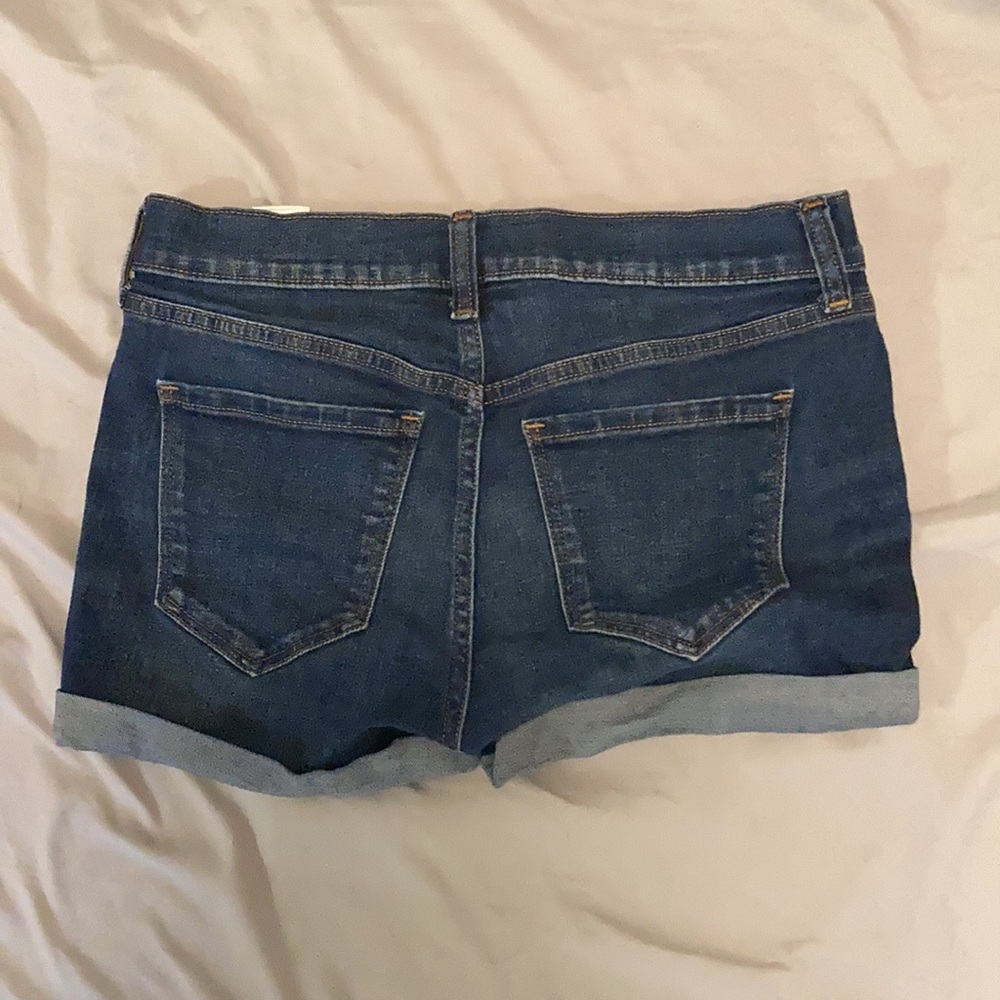 Button Fly Jean Shorts - Picture 2 of 3